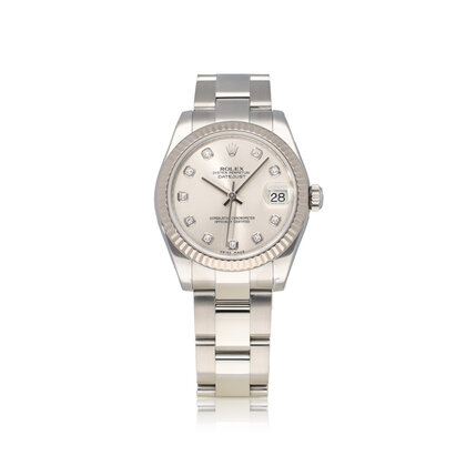 Datejust 31 steel - white gold diamond Oyster diamond