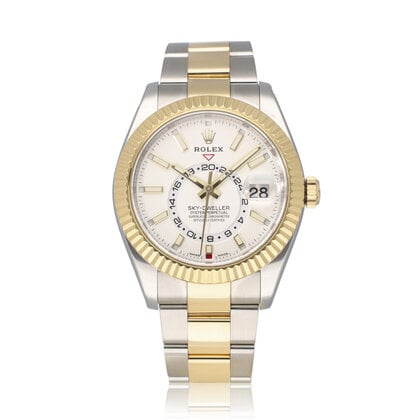Sky-Dweller  42 - 2020 box + papers | steel / yellow gold white Oyster