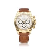 Rolex Daytona  40 NEW ROLEX SERVICE - W-serial 1995 | yellow gold white Zenith