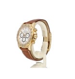 Rolex Daytona  40 NEW ROLEX SERVICE - W-serial 1995 | yellow gold white Zenith