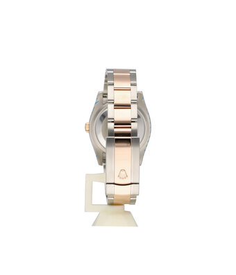 Rolex Datejust 36 NEW ROLEX SERVICE - 2011 B+P | steel - gold pink roulette