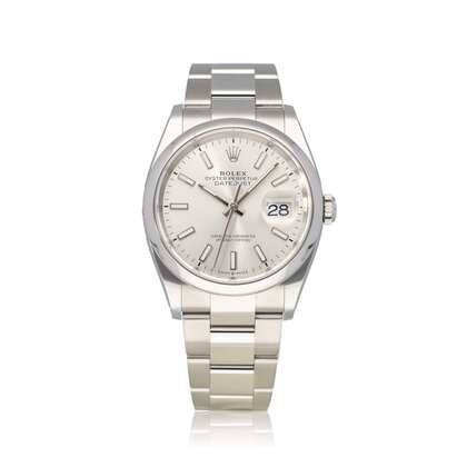 Datejust 36 - 2024 - box + papers | steel silver domed Oyster