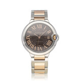 Cartier Ballon Bleu de Cartier  42 - 2009 B+P | steel - rose gold brown - choco