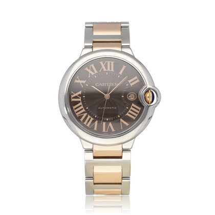 Ballon Bleu de Cartier  42 - 2009 B+P | steel - rose gold brown - choco