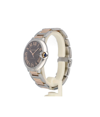 Cartier Ballon Bleu de Cartier  42 - 2009 B+P | steel - rose gold brown - choco
