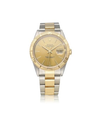Rolex Datejust 36 Turn-o-graph - 1998 + papers | steel - yellow gold champagne Oyster