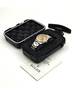 Rolex Datejust 36 Turn-o-graph - 1998 + papers | steel - yellow gold champagne Oyster