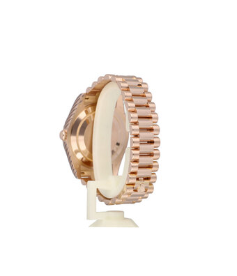 Rolex Day-Date II 41 NEW ROLEX SERVICE - 2015 B+P | rose gold white roman President