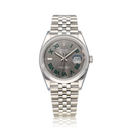 Datejust 36 2021 box + papers | Wimbledon Jubilee domed steel