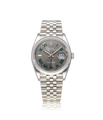 Rolex Datejust 36 2021 box + papers | Wimbledon Jubilee domed steel