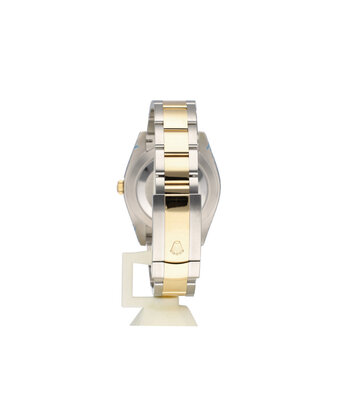 Rolex Datejust 41 NEW ROLEX SERVICE -2022 B+P | steel - gold champagne diamond Oyster