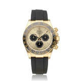 Rolex Cosmograph Daytona  40 NEW ROLEX SERVICE - 2024 B+P | gold - champagne Pikachu rubber - Oy