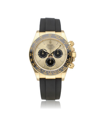 Rolex Cosmograph Daytona  40 NEW ROLEX SERVICE - 2024 B+P | gold - champagne Pikachu rubber - Oy