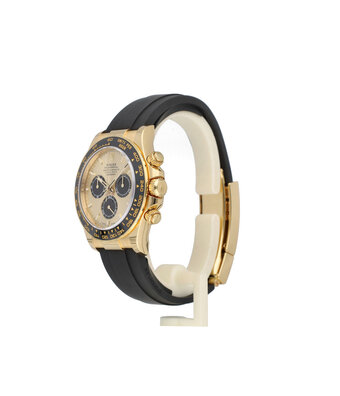 Rolex Cosmograph Daytona  40 NEW ROLEX SERVICE - 2024 B+P | gold - champagne Pikachu rubber - Oy