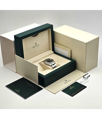 Rolex Datejust 41 2022 box + papers | steel - white gold grey diamond Oyster
