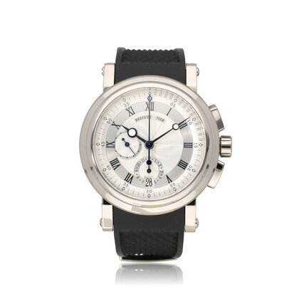 Marine Marine 42 NEW RUBBER STRAP - 2010 B+P | steel white roman