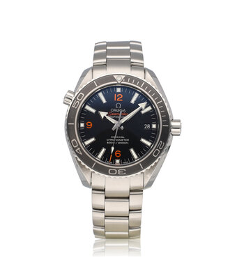 Omega Seamaster Planet Ocean 600M Co-Axial 42 NEW OMEGA SERVICE - 2017 box + papers | steel blac