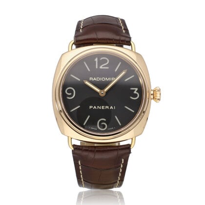 Radiomir 3 Days Oro Rosa 47 - 2010 box + papers | rose gold black limited edition