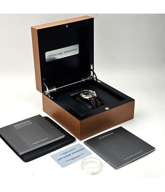 Panerai Radiomir 3 Days Oro Rosa 47 - 2010 box + papers | rose gold black limited edition