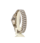 Rolex Day-Date 36 - 2025 box + papers | blue ombre / vignette white gold roman President