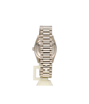 Rolex Day-Date 36 - 2025 box + papers | blue ombre / vignette white gold roman President