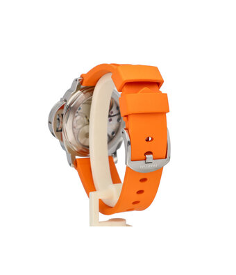 Panerai Luminor Base  - 2004 B+P | steel black orange rubber