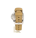 Panerai Luminor Base Acciaio 44 steel black leather + box