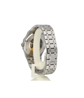 Audemars Piguet Royal Oak Double balance wheel openworked 41 - 2023 box + papers | steel skeleton