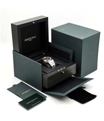 Audemars Piguet Royal Oak Double balance wheel openworked 41 - 2023 box + papers | steel skeleton