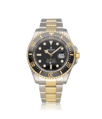 Rolex Sea-Dweller  43 NEW ROLEX SERVICE - 2019 B+P | steel - yellow gold black ceramic