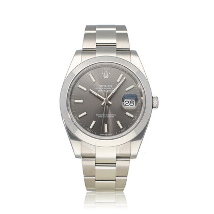 Datejust 41 - 2024 box + papers | steel grey - slate domed Oyster