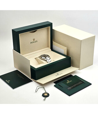 Rolex Datejust 41 - 2024 box + papers | steel grey - slate domed Oyster