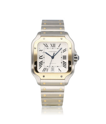 Cartier Santos de Cartier  Large - 2024 B+P | yellow gold steel LM | ref. 4072 |