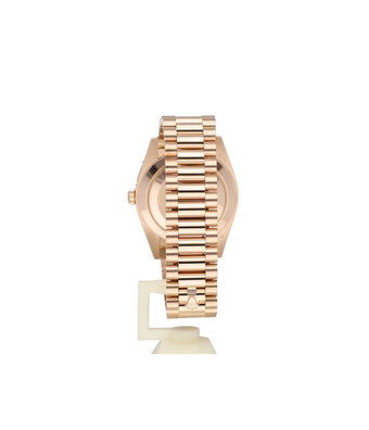 Rolex Day-Date 40 NEW ROLEX SERVICE - 2024 B+P | rose gold choco / brown President