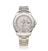 Rolex Yacht-master 40 NEW ROLEX SERVICE - 2009 B+P | steel - platinum - red RRR / rehaut Oyster