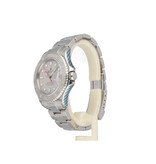 Rolex Yacht-master 40 NEW ROLEX SERVICE - 2009 B+P | steel - platinum - red RRR / rehaut Oyster