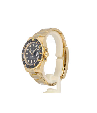 Rolex Submariner Date 40 2012 box + papers | yellow gold black ceramic
