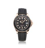 Rolex Yacht-master 37 - 2024 box + papers | rose gold medium - midsize Oysterflex / rubber