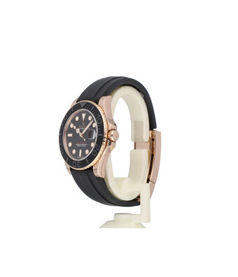 Rolex Yacht-master 37 - 2024 box + papers | rose gold medium - midsize Oysterflex / rubber