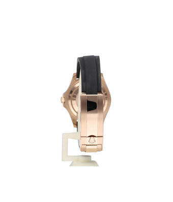 Rolex Yacht-master 37 - 2024 box + papers | rose gold medium - midsize Oysterflex / rubber
