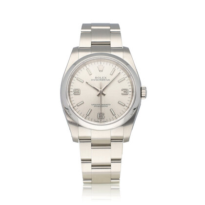 Oyster Perpetual  2015 box + papers | steel domed silver Oyster
