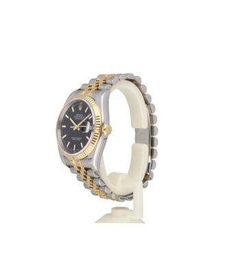 Rolex Datejust 36 NEW ROLEX SERVICE - 2014 + papers | steel - yellow gold black