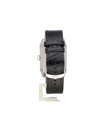 Jaeger-LeCoultre Reverso Squadra Hometime  NEW JLC STRAP + box | steel white | ref. Q7008420 |