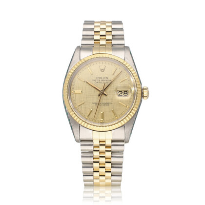 Datejust 36 - 1984 | steel - yellow gold linen - linnen Jubilee - Swiss only