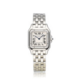 Cartier Panthère de Cartier  MM - 2023 box + papers | steel diamond silver roman