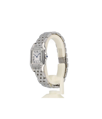Cartier Panthère de Cartier  MM - 2023 box + papers | steel diamond silver roman