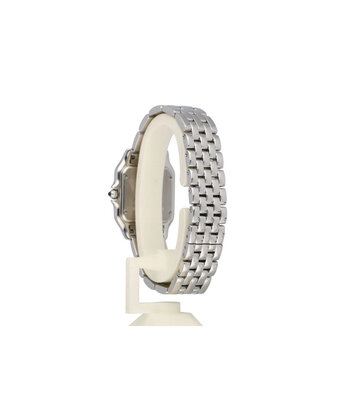 Cartier Panthère de Cartier  MM - 2023 box + papers | steel diamond silver roman