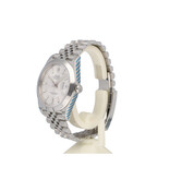 Rolex Datejust 41 NEW ROLEX SERVICE - 2020 B+P | silver index domed Jubilee