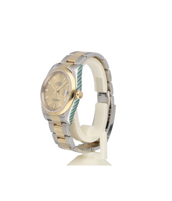 Rolex Datejust 36 - 2004 box + papers | steel - gold Oyster champagne