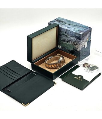 Rolex Datejust 36 - 2004 box + papers | steel - gold Oyster champagne